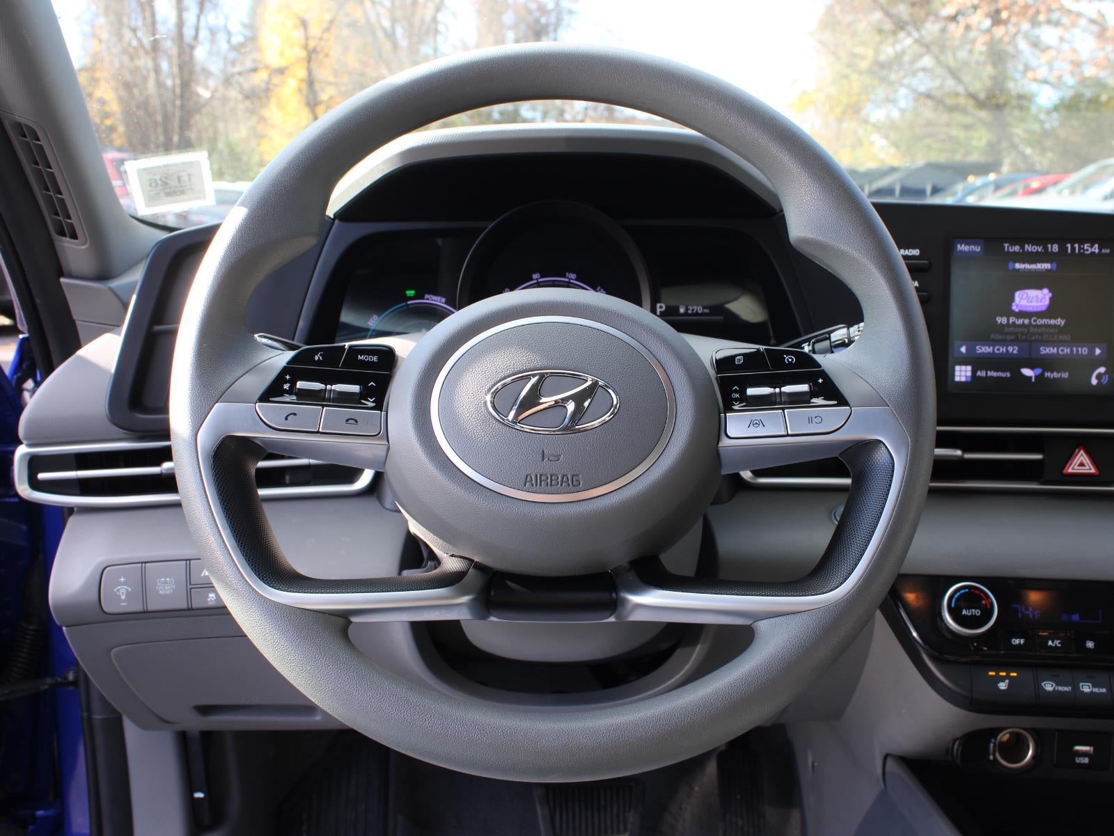 2022 Hyundai Elantra Hybrid Blue