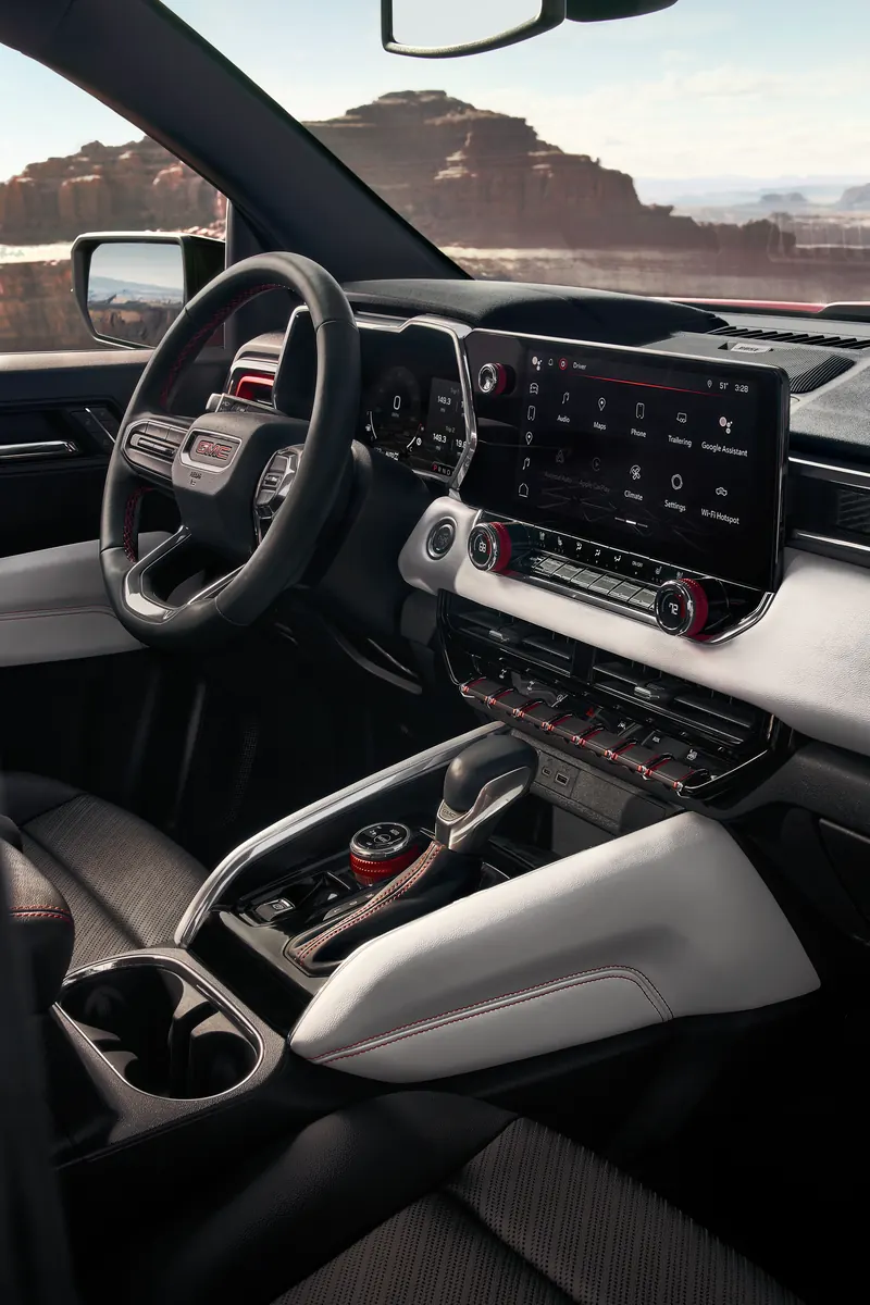 2026 GMC Canyon infotainment system at D'ELLA Buick GMC in QUEENSBURY NY