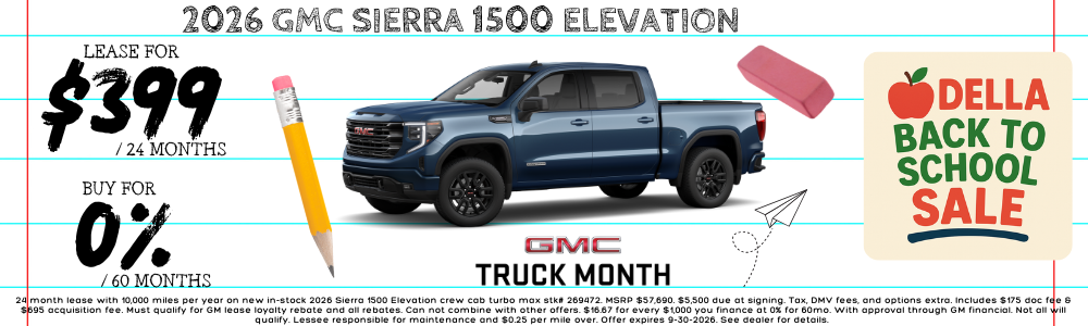 GMC Sierra Sale at D'ELLA GMC in Queensbury