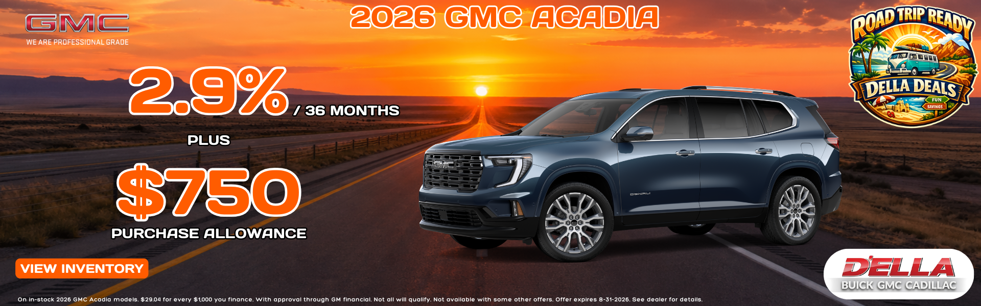 2026 GMC Acadia Sale in Queensbury