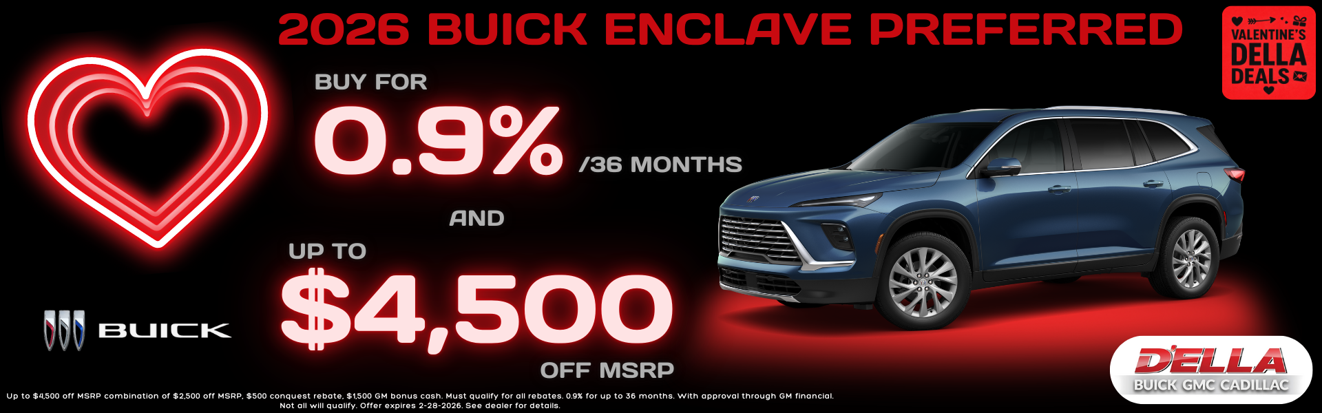 2026 Buick Enclave for sale