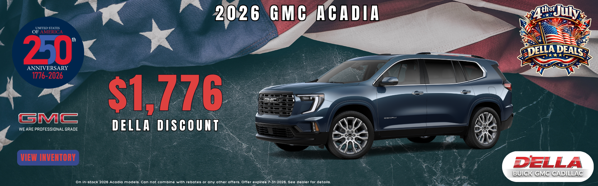 2026 GMC Acadia Sale in Queensbury