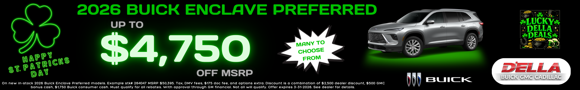 2026 Buick Enclave for sale